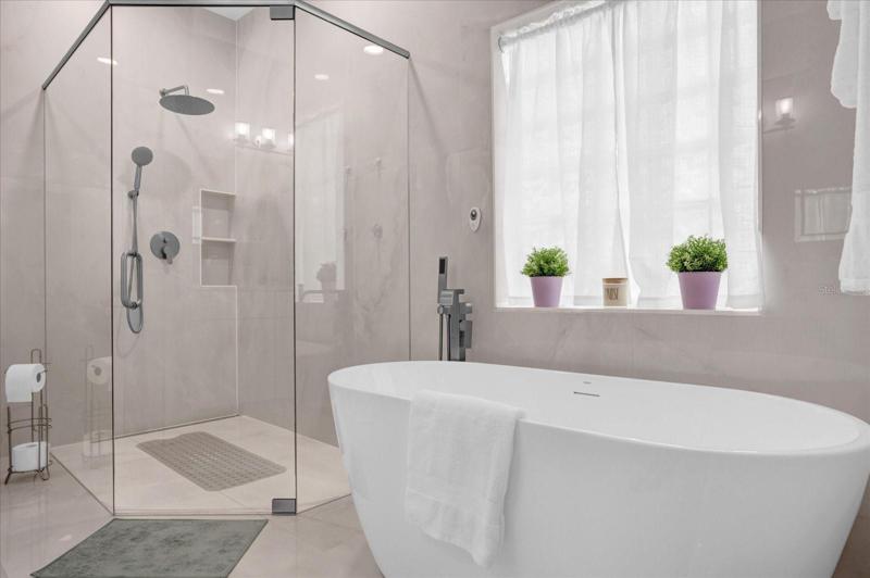 Just-renovated Master Bathroom