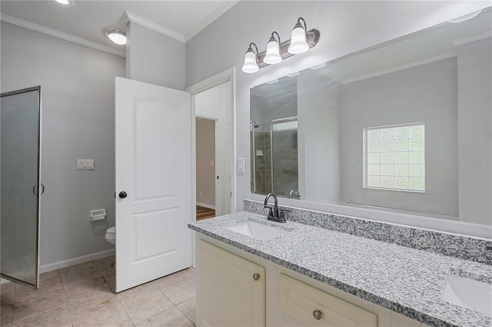 Master bathroom.