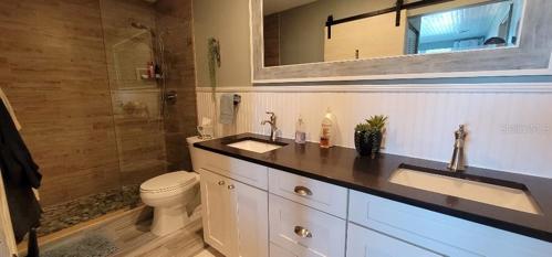master bath with two sinks