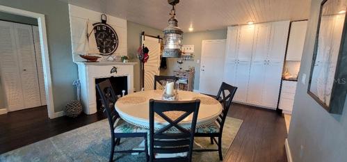 dining area note fire place will not convey with sale nor the lite fixture