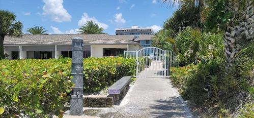 private gated beach