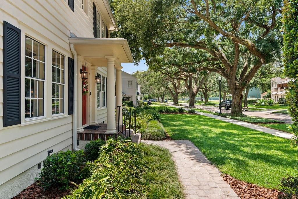 Less than a block from the baseball fields, tennis courts and park at Delaney Park!