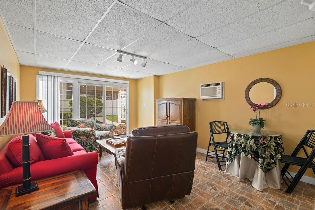 Guest house living room with kitchen