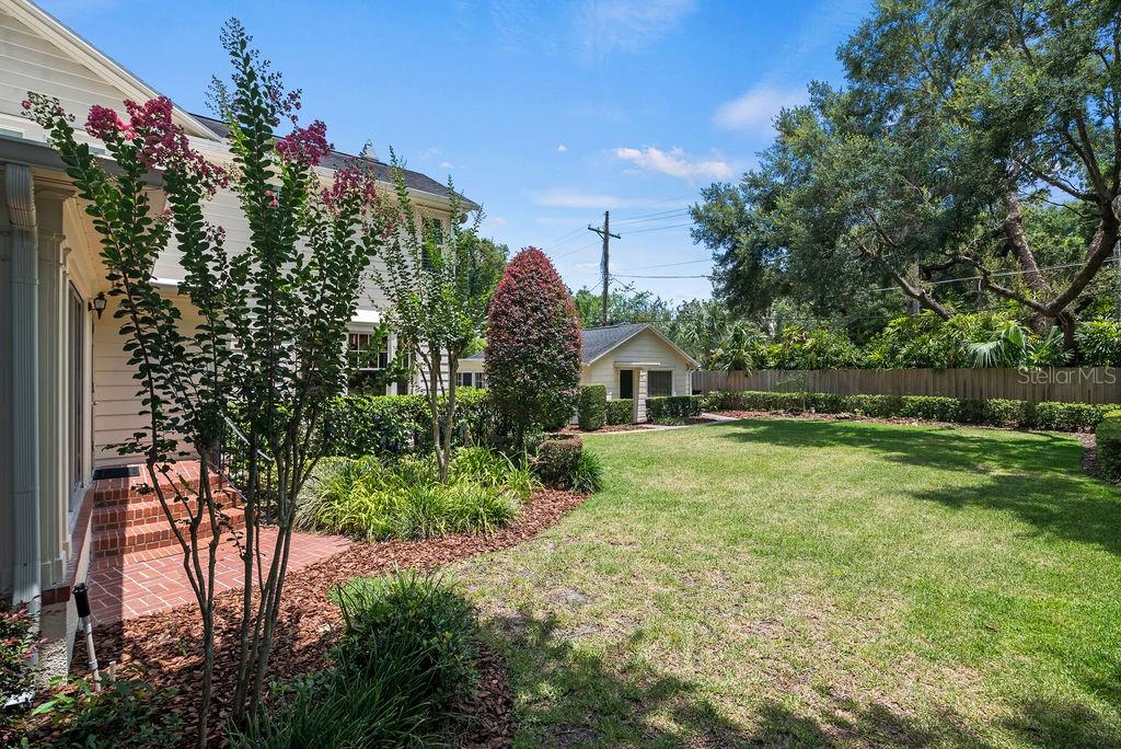 Oversized backyard!