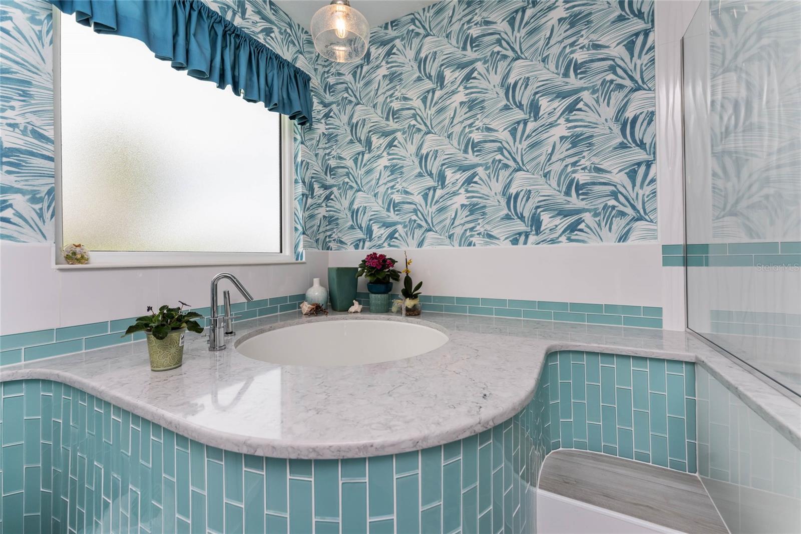 Japanese soaking tub offers easy access and takes less water!