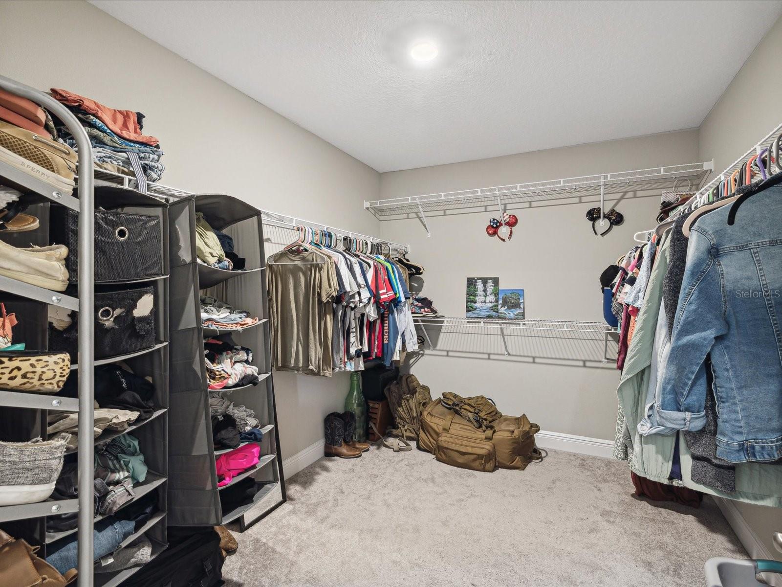 Master closet
