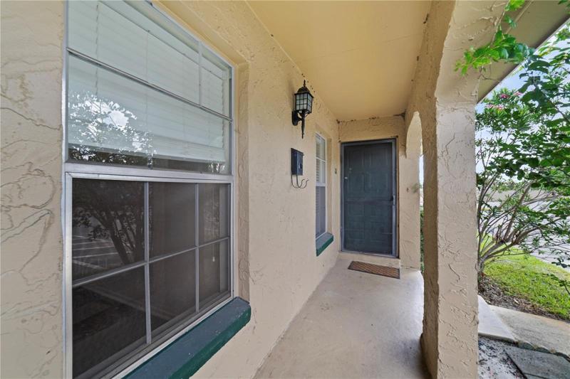 Covered front entry!