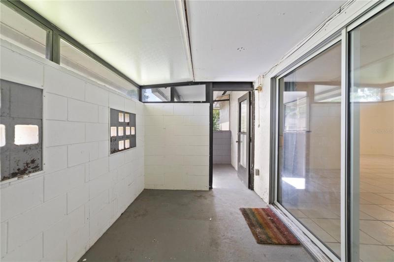 One of the many features of this condo is the **ENCLOSED SCREENED PATIO** perfect for enjoying the Florida weather, sipping your morning coffee, or unwinding after a long day!