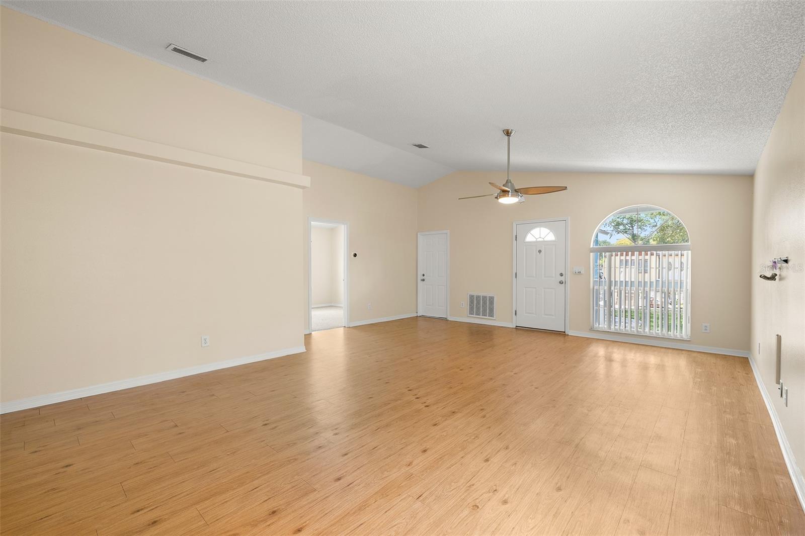 Dining, Living Area looking toward Entry