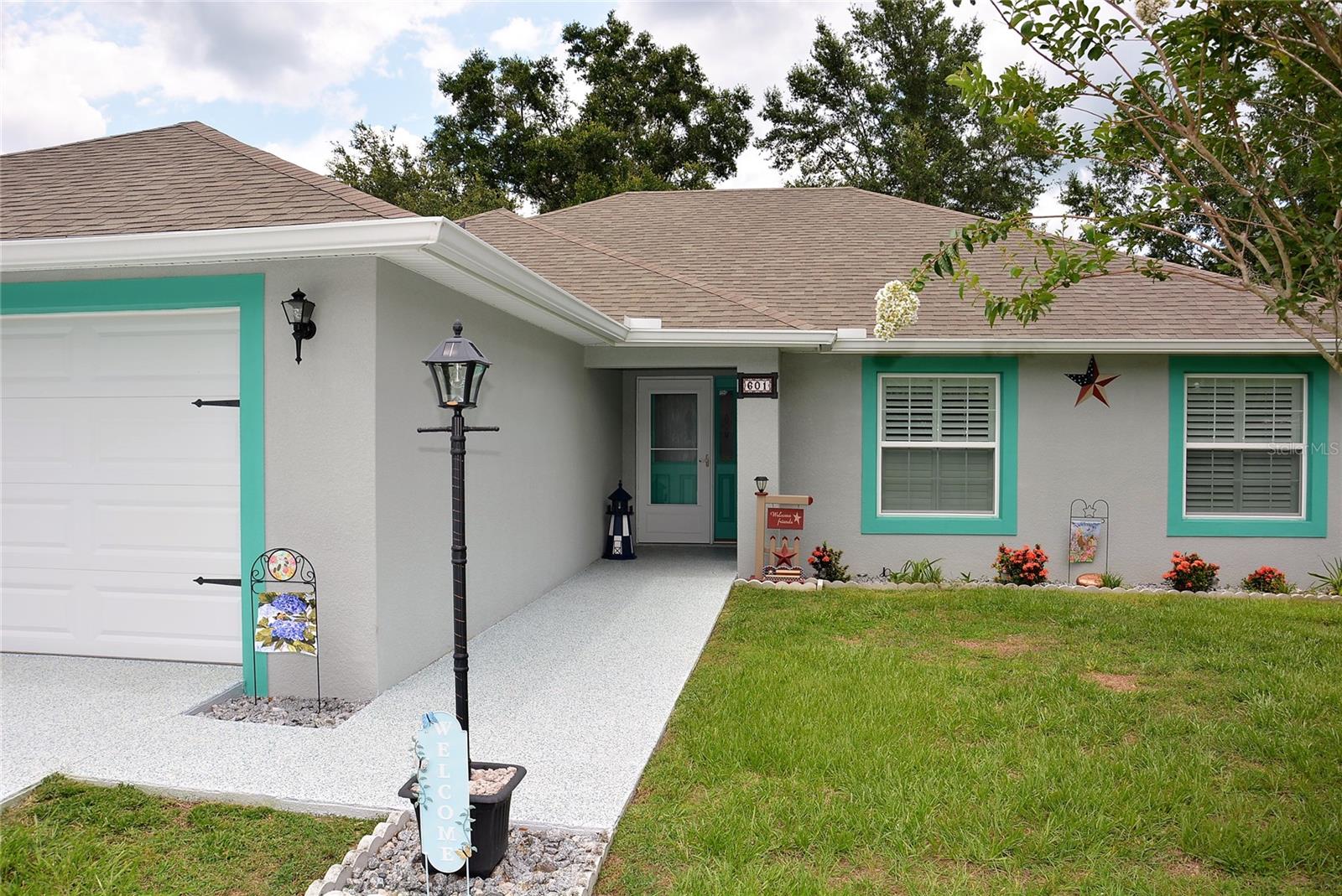 SIDEWALK LEADING TO FRONT DOOR ENTRANCE