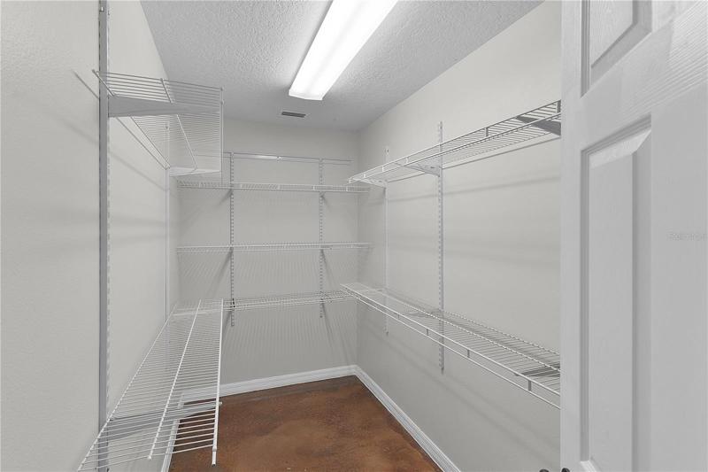 Master closet