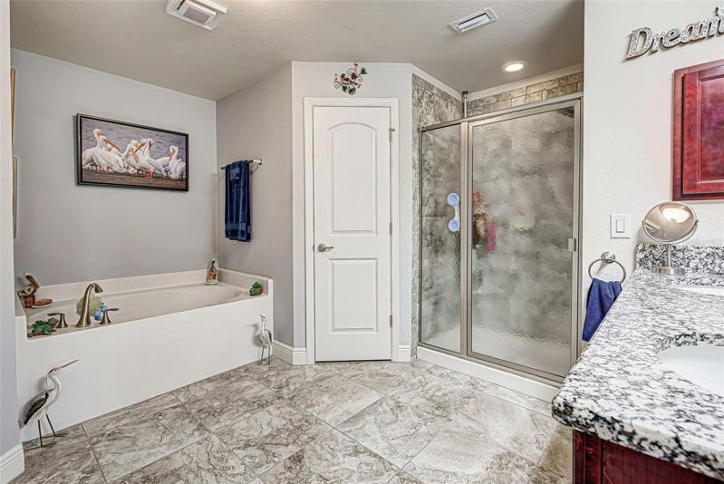Shower and bathtub