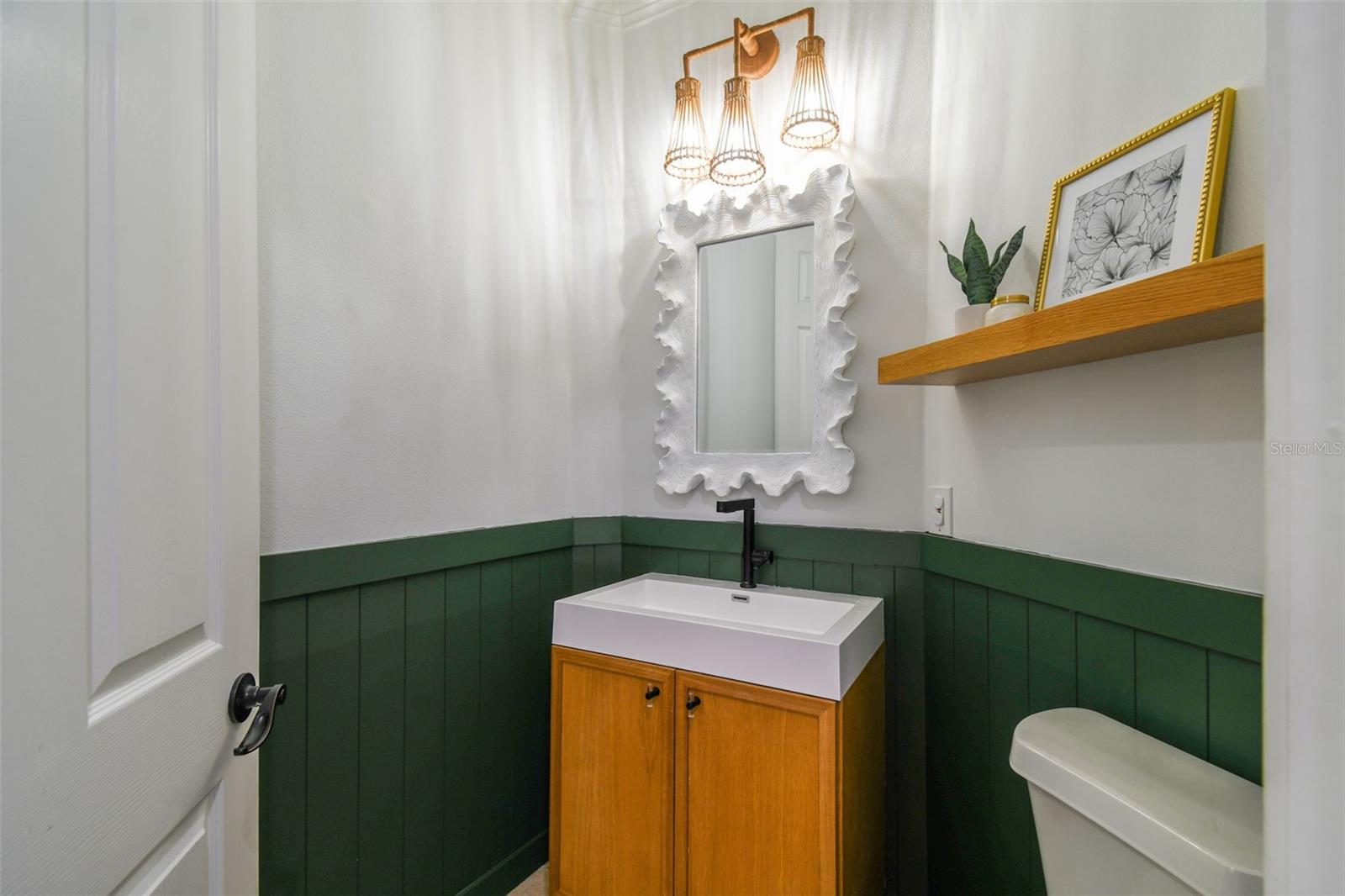 Powder bathroom