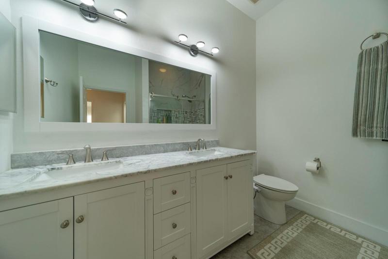 Remodeled Bath between bedroom 2 and 3
