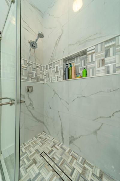 New shower in bath