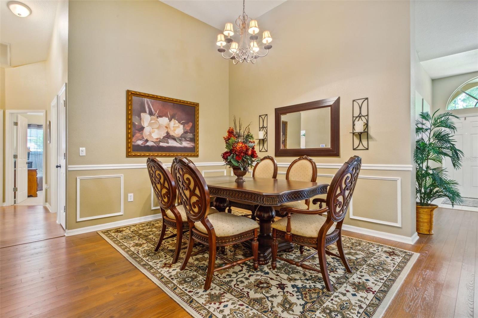 Formal dining space