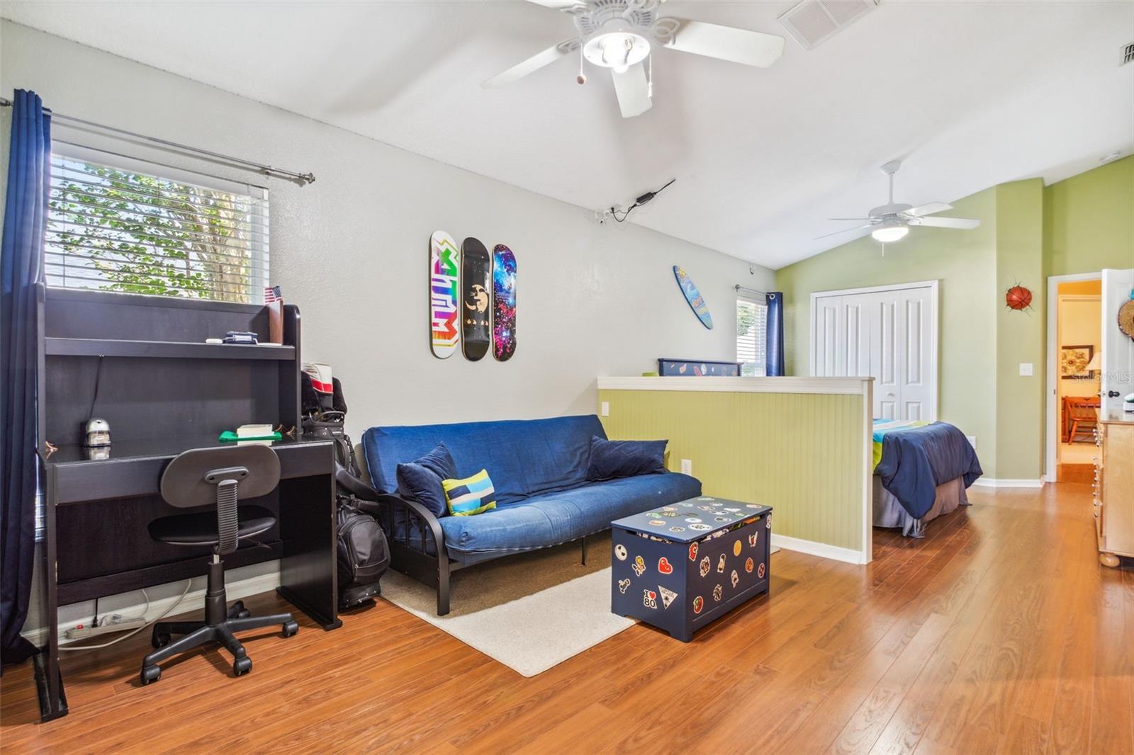 Bedroom 3 (Beds 3&4 were combined to create one large room with ensuite bath).