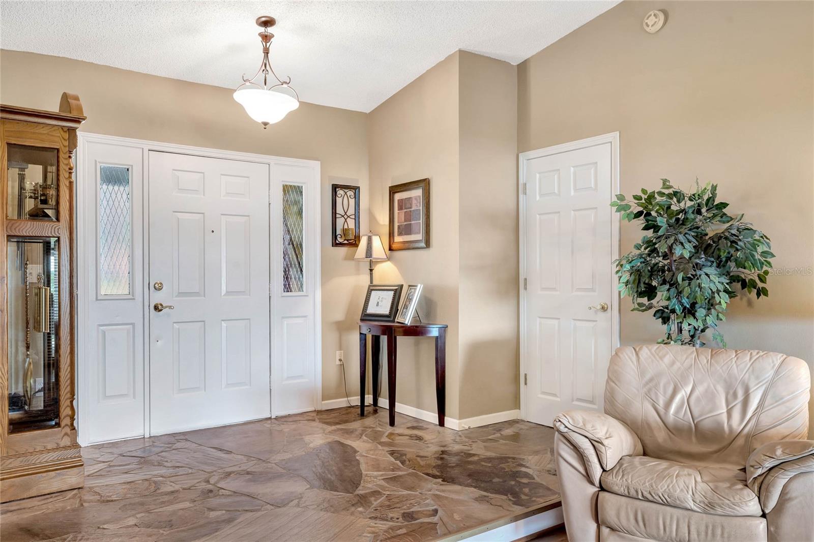 Front door living room