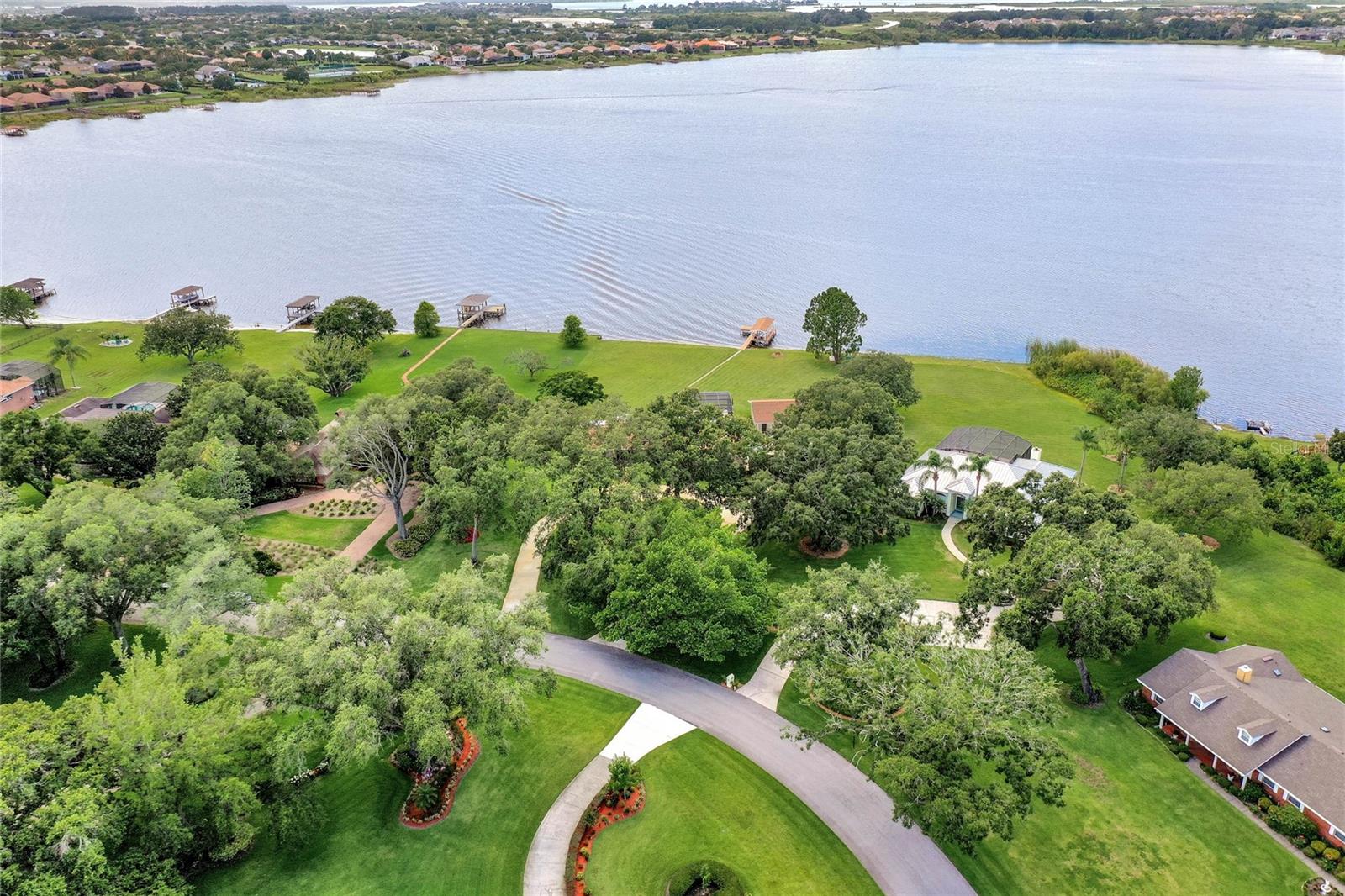 Aerial of house/neighborhood
