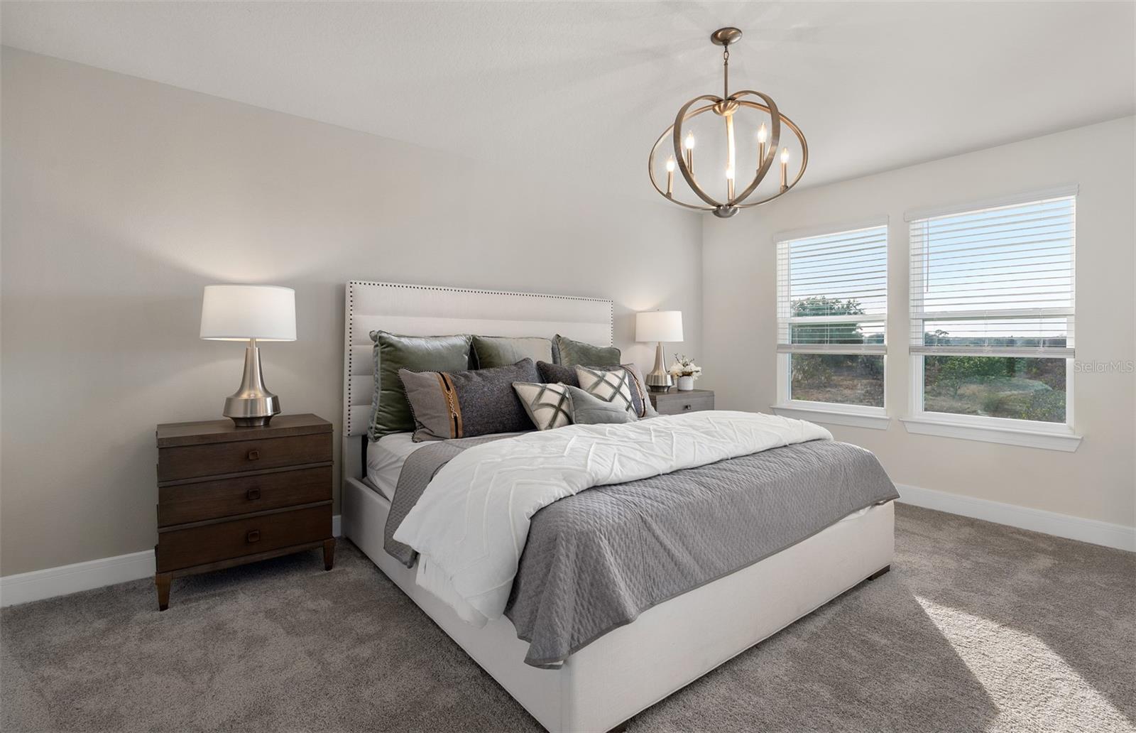 Model Home Design Only. Pictures and furnishings are for illustrative purposes only. Elevations, colors and options may vary. Furniture is for model home staging only.