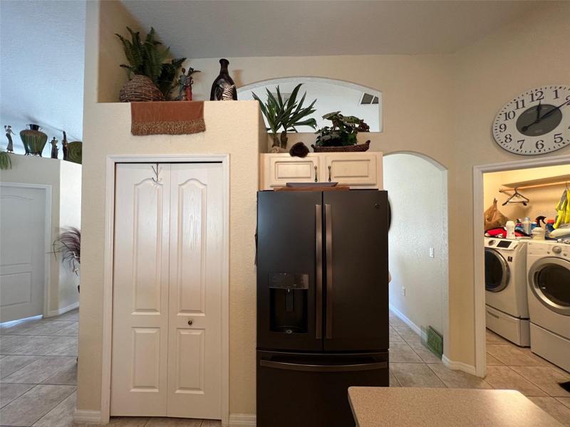 Beautiful architecture with plant shelves, rounded doorways
