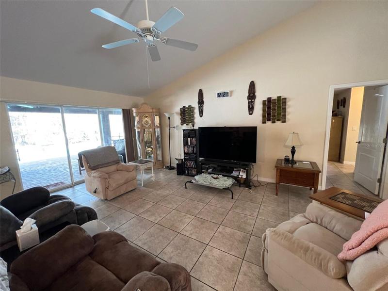Great room with Sliders that open all the way up to the Lanai