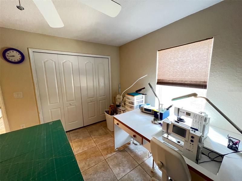 Bedroom 3 with double closets