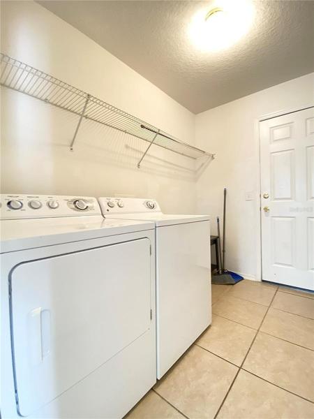 Inside laundry room