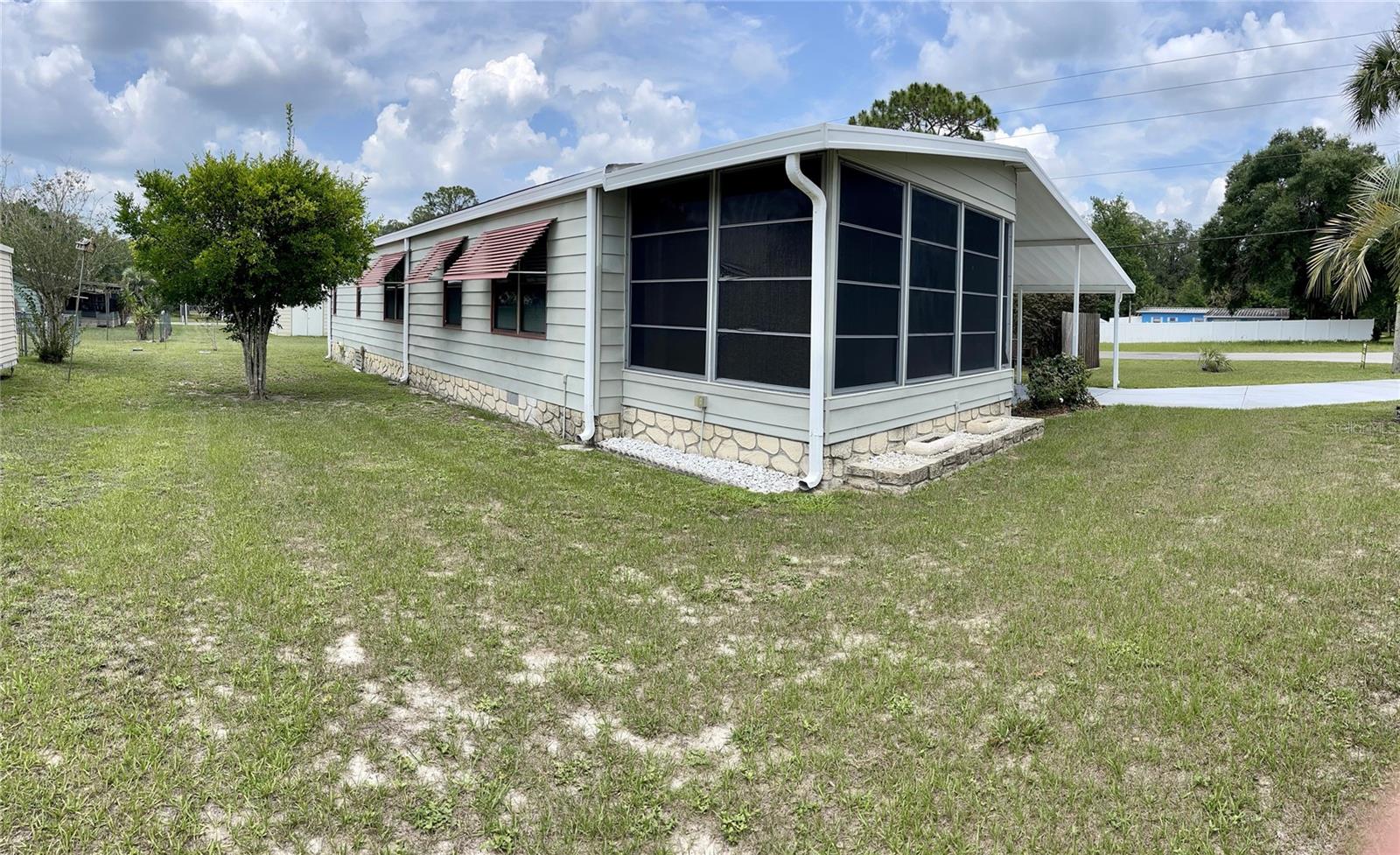 West Side of Home