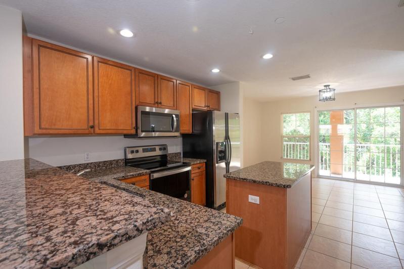 Kitchen has new Range, Dishwasher, and Microwave