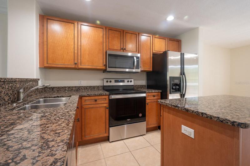 Kitchen has new Range, Dishwasher, and Microwave