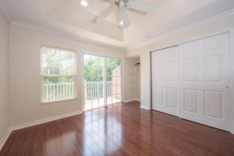 Primary Bedroom with balcony