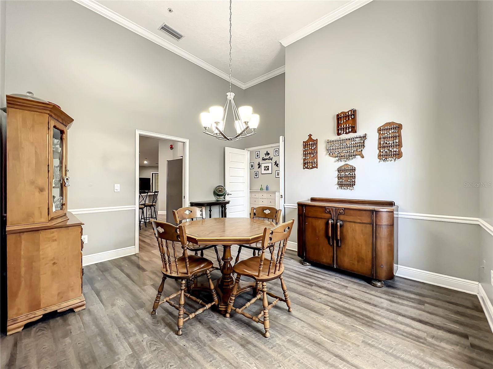 Dining Room with Two Entries