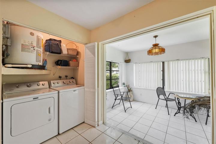 Laundry off of kitchen
