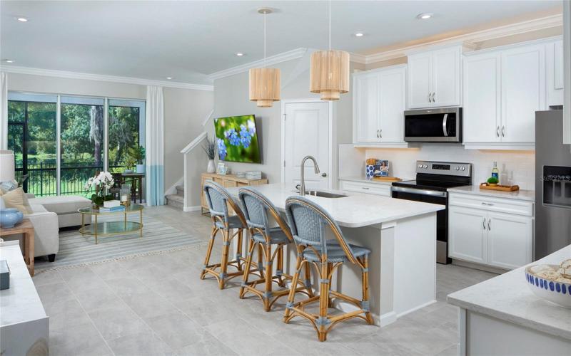 Model Kitchen/Great Room View