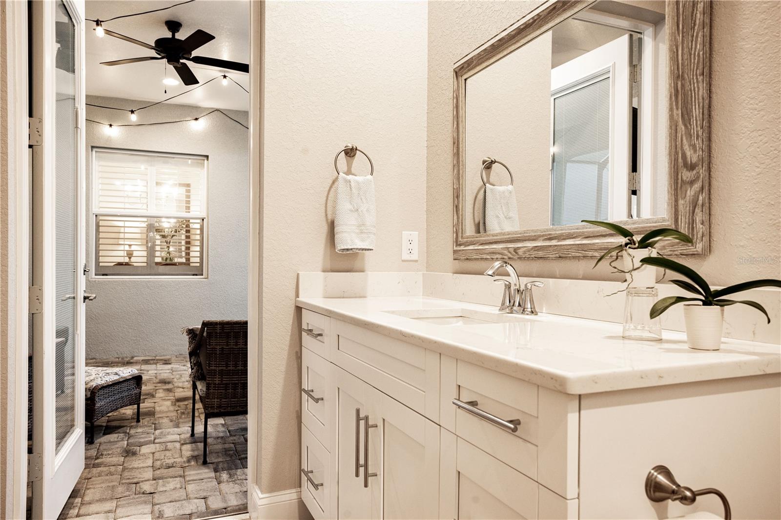 3rd bath also functions as a potential pool bath