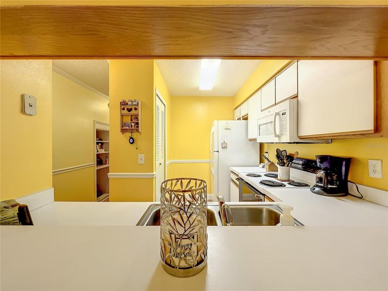 View from Dining Area into Kitchen