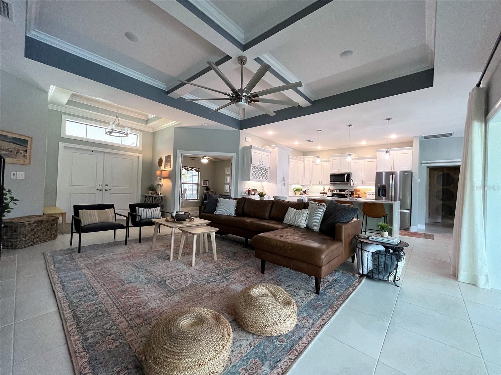 Great room toward Kitchen and foyer
