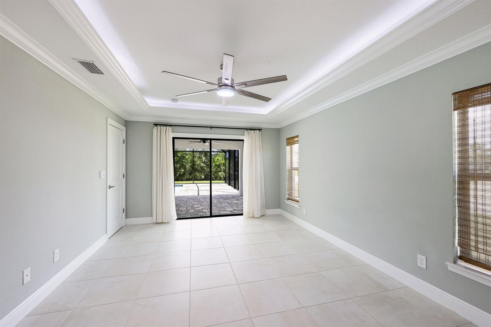 Owner's Suite with access to the Lanai/pool area