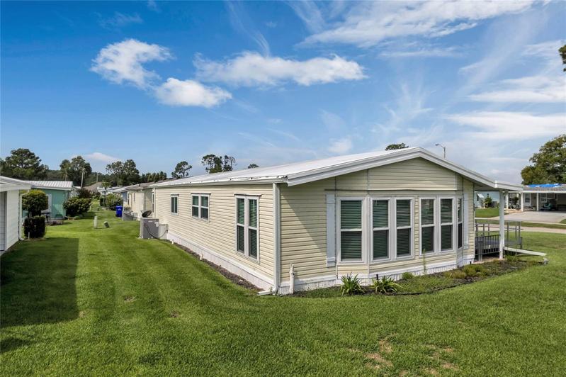 Exterior front view - corner lot