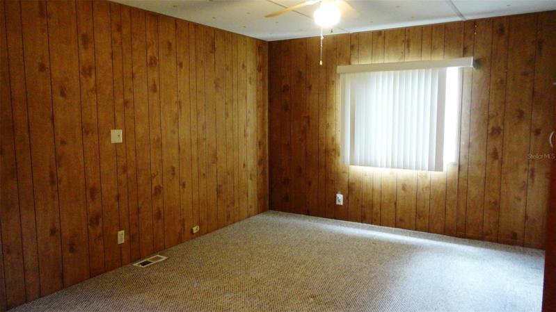 Spacious master bedroom with walk-in closet