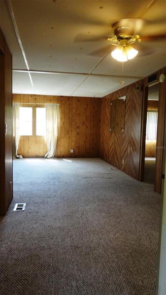 Looking at dining/living room from finished porch
