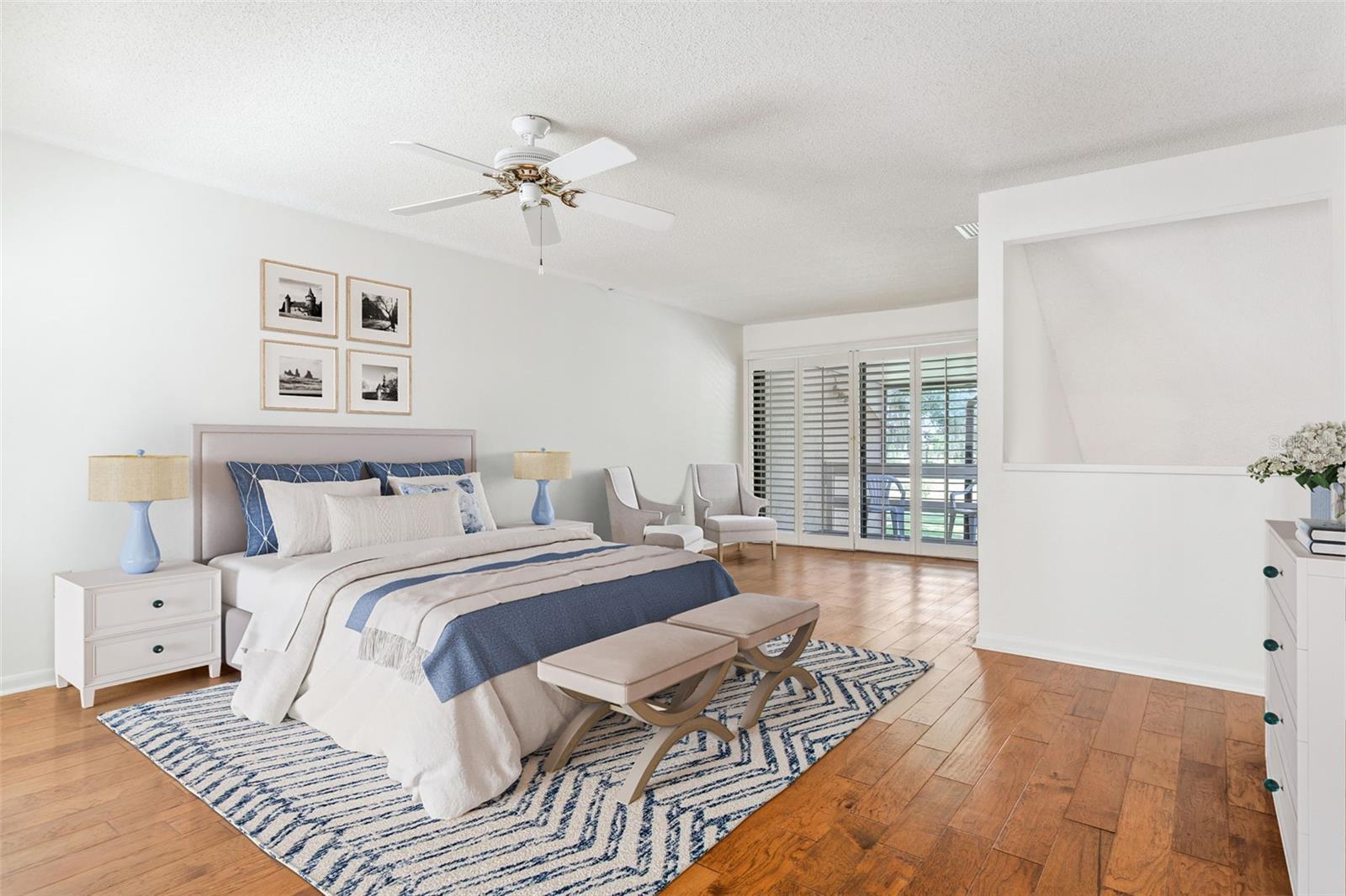 Master Bedroom virtually staged