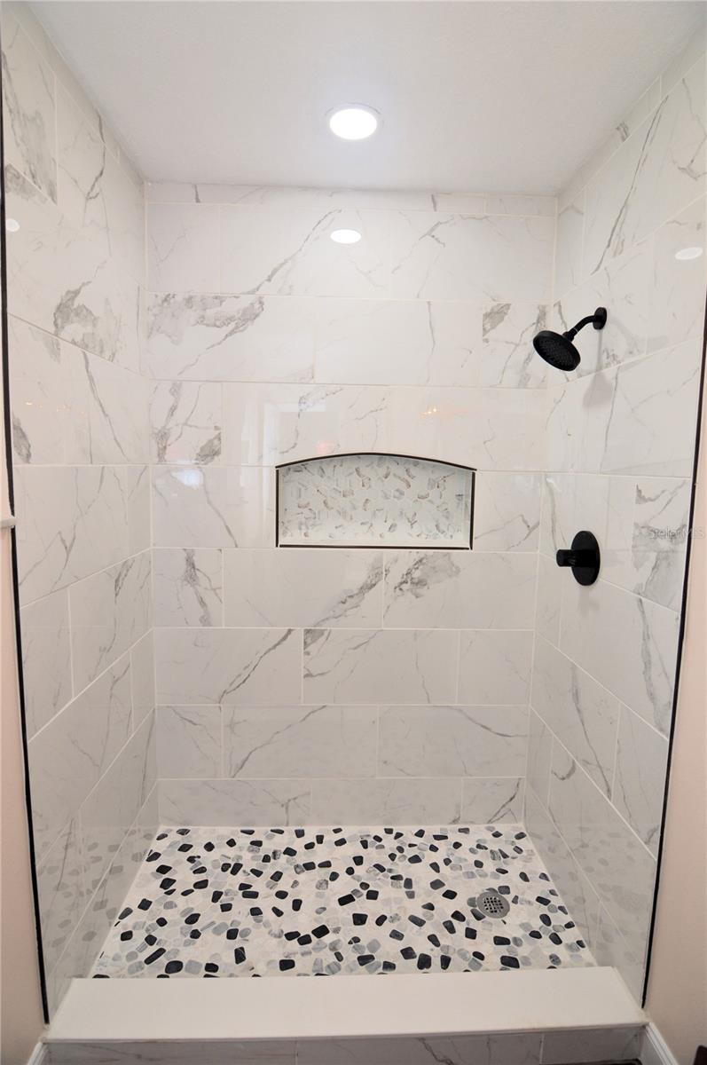 Master shower