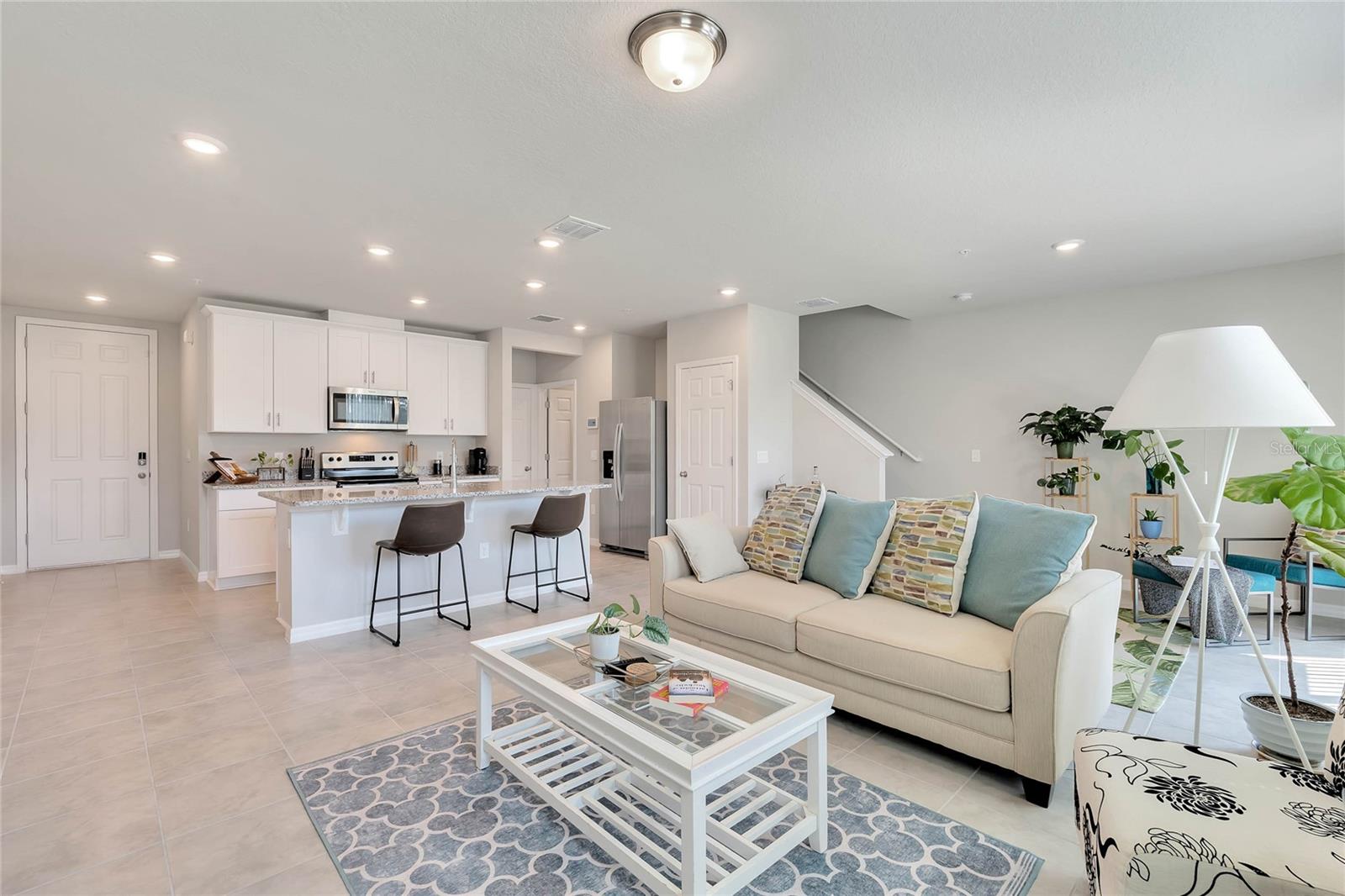 The spacious interior makes it perfect for entertaining friends and family.