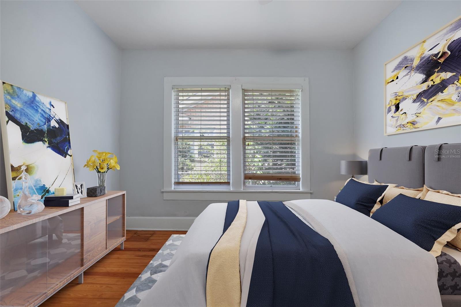 Primary Bedroom Virtually staged - Single Family Home