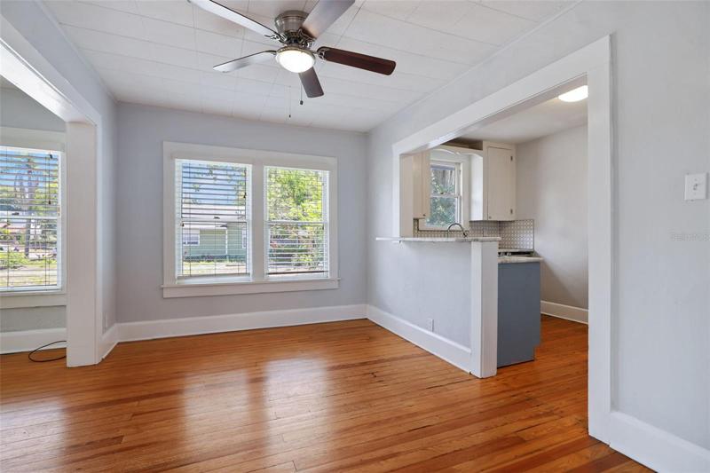 Dining Area Open to Kitchen and Living Room, Single Family Home.