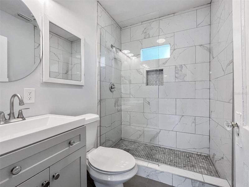 Updated Bathroom 1, Single Family Home