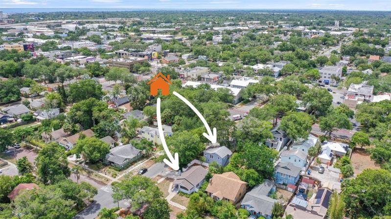 Location of both buildings. Corner lot, 2 blocks off Central Ave. Walk to everything