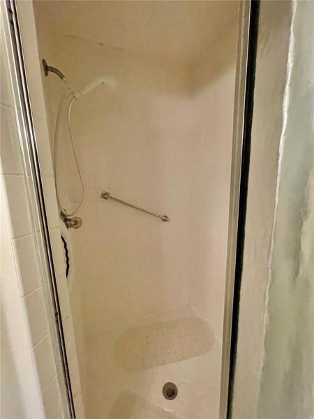 Step in shower master bath